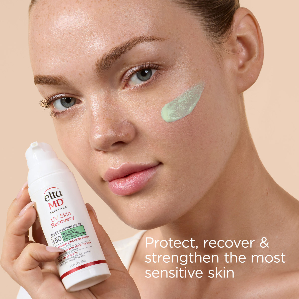 UV Skin Recovery Red Color Correcting Green Tint | Broad-Spectrum SPF ...