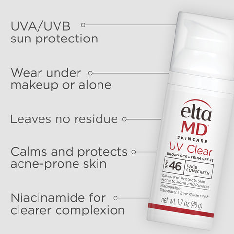 UVA/UVB Sun Protection. Leaves No Residue