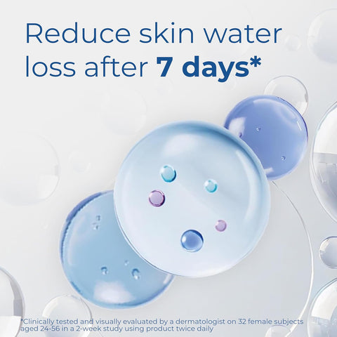 Reduce skin water loss after 7 days