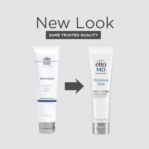 New Look. Same Trusted Quality. EltaMD Moisture Seal