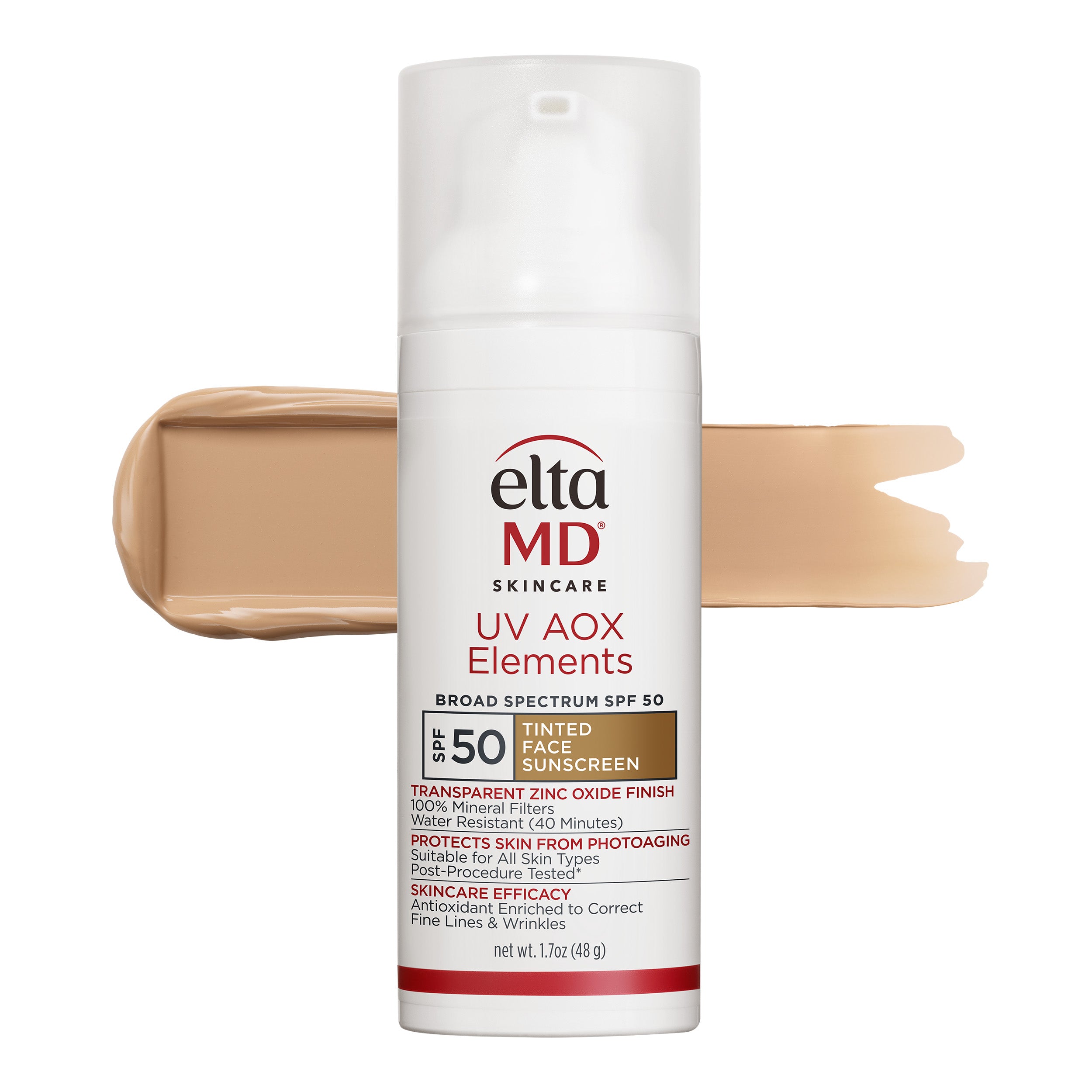 UV AOX Elements Tinted Mineral Sunscreen SPF 50 | EltaMD®