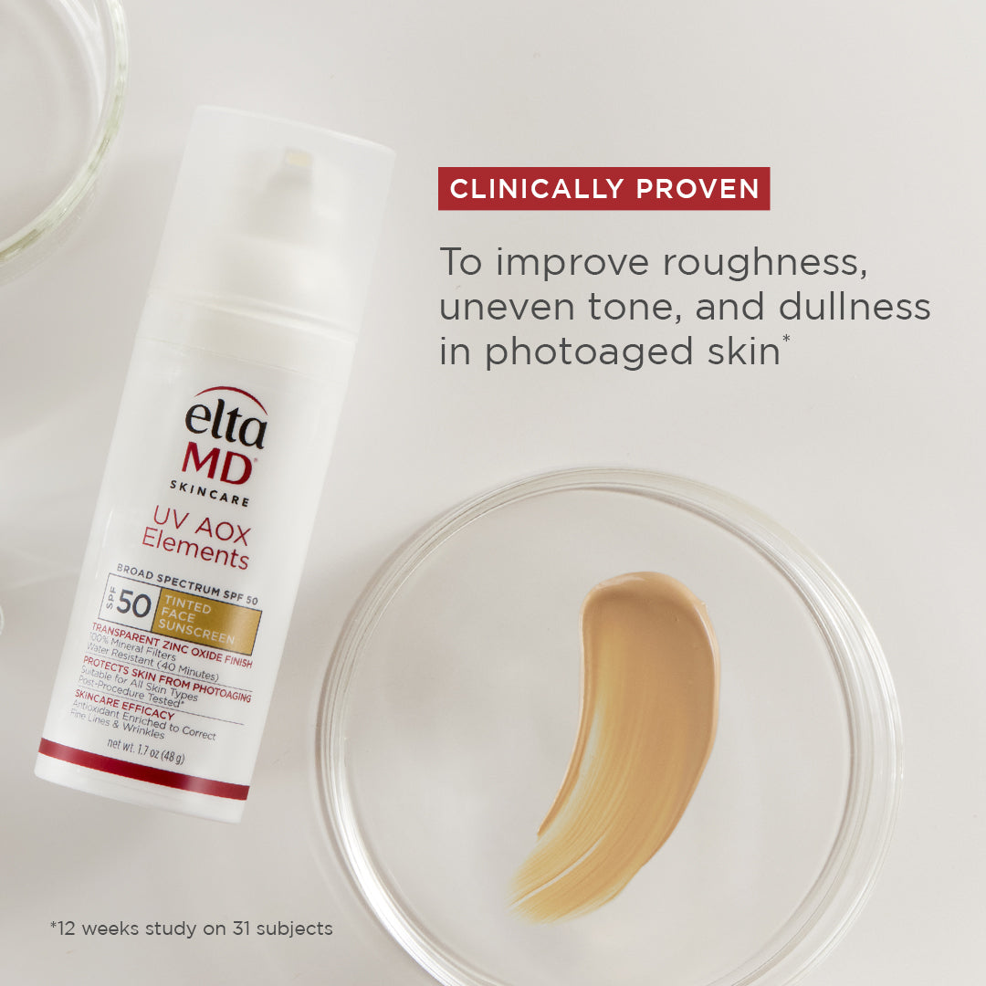 UV AOX Elements Tinted Mineral Sunscreen SPF 50 | EltaMD®