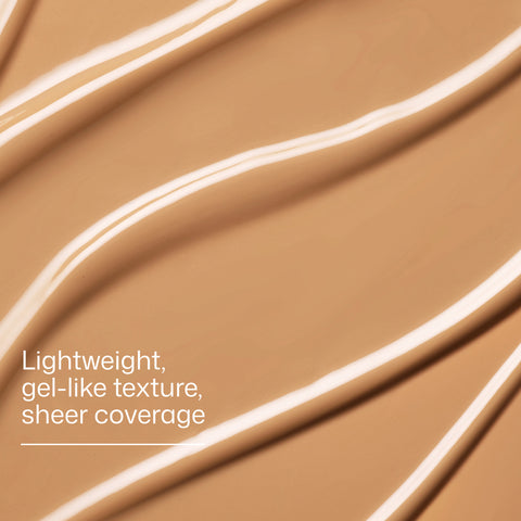 Brown gel-like texture with text describing its properties