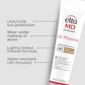 UVA/UVB sun protection, wear under make or alone, light tinted, water- resistant Product Image 3