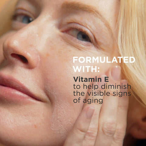 Formulated with Vitamin E