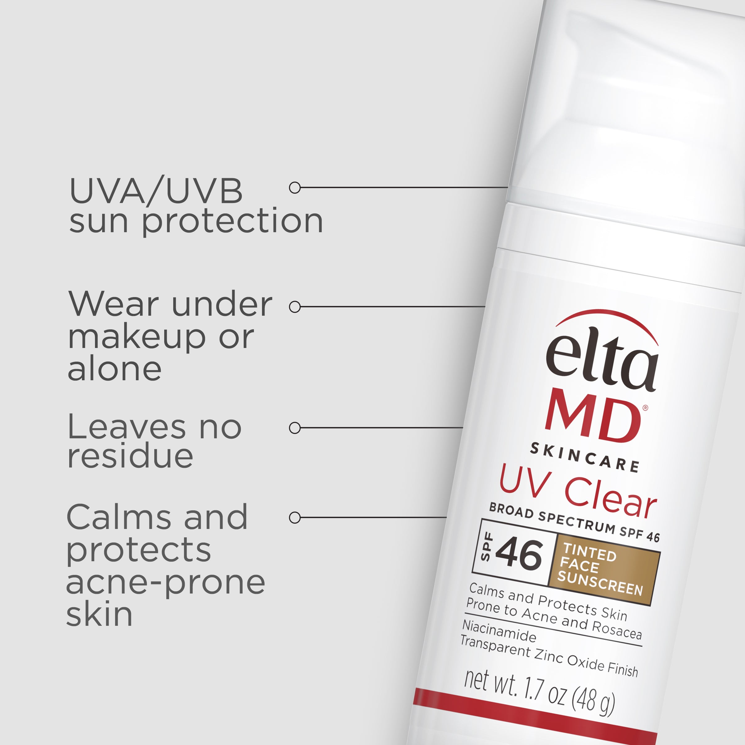 UV Clear Tinted SPF 46 for Acne-Prone Skin | EltaMD®