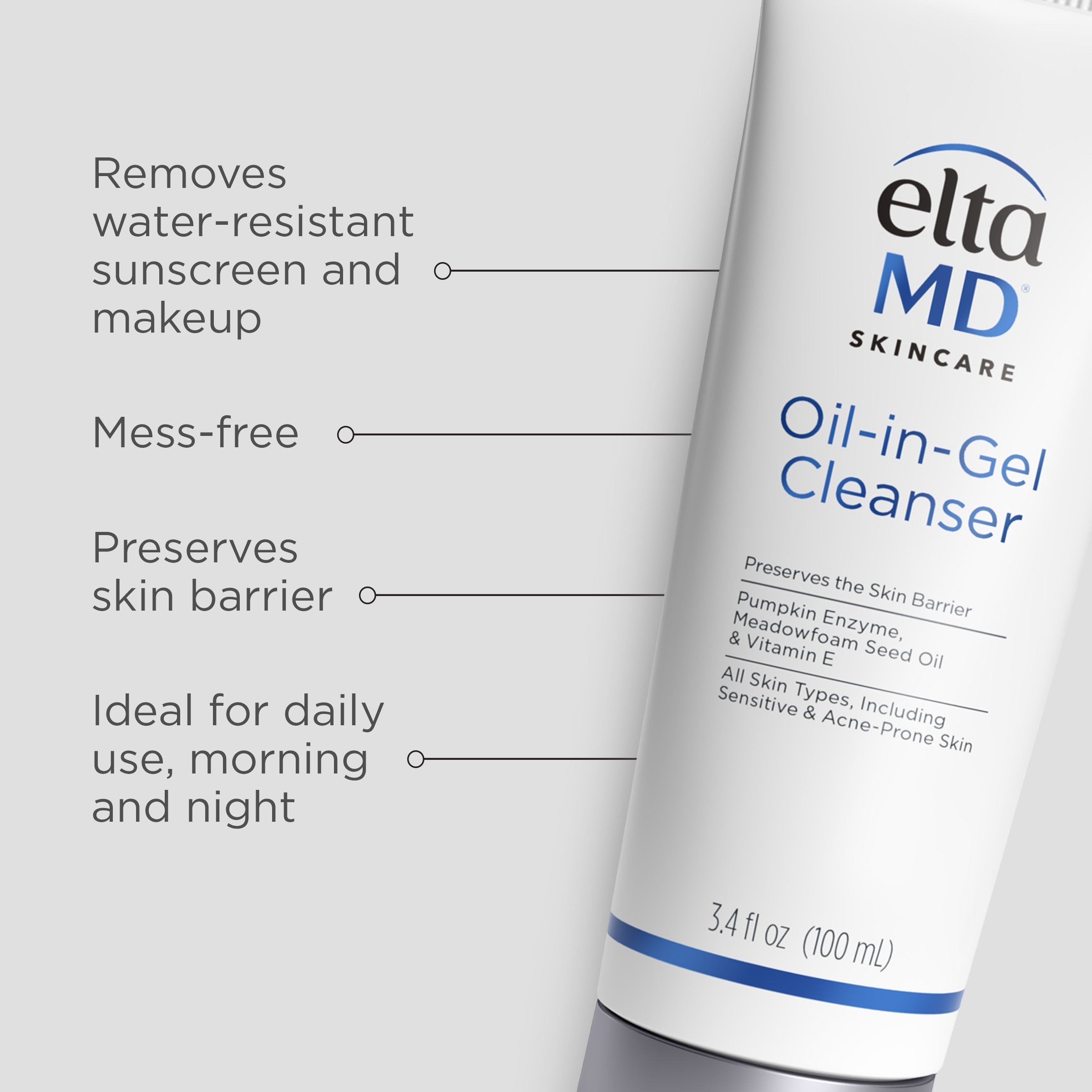 Oil-in-Gel Cleanser for Makeup & Sunscreen Removal | EltaMD®