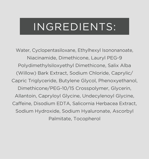 Ingredients list 