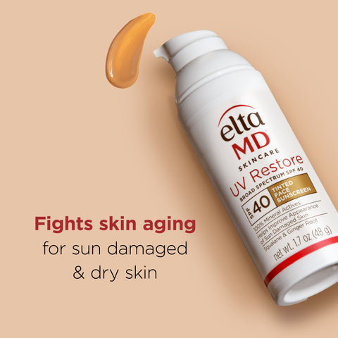 Fights skin aging