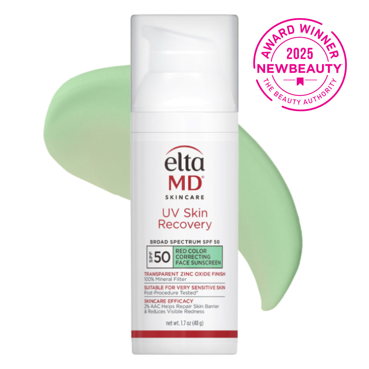 UV Skin Recovery Red Color Correcting Green Tint | Broad-Spectrum SPF ...