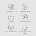 Fragrance-free, hyproallergenic, Dye-free, Paraben-free, Noncomedogenic, Dermatologically tested Product Image 6