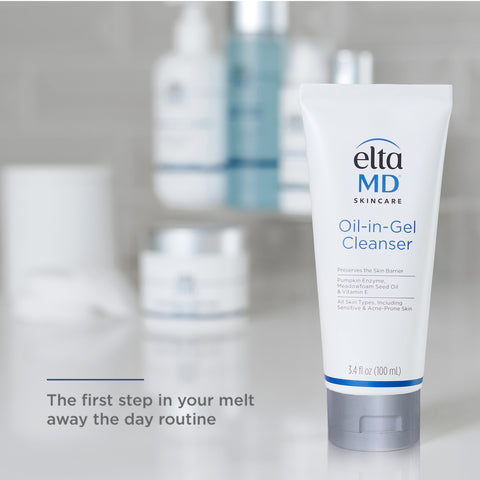 EltaMD Oil In Gel Cleanser | The first step in your melt away the day routine.