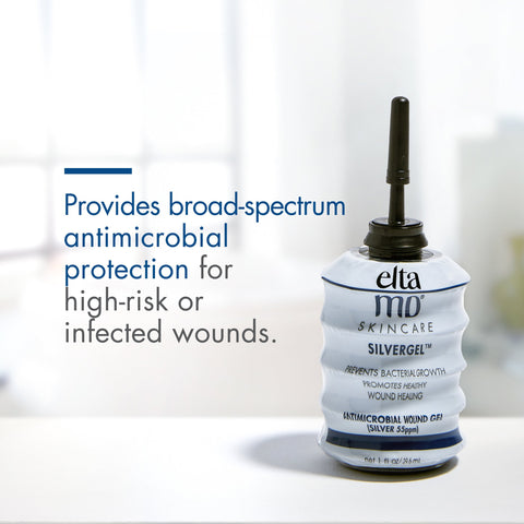 Provides broad-spectrum antimicrobial protection for high-risk or infected wounds.